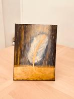 Olieverf Schilderij - Veer, Antiek en Kunst, Kunst | Schilderijen | Klassiek, Ophalen of Verzenden