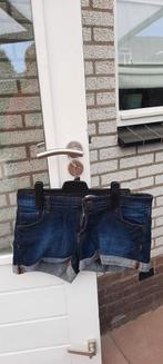 Jeans korte broek true spirit katoen maat L met omslagje, Kort, Blauw, Maat 42/44 (L), Nieuw