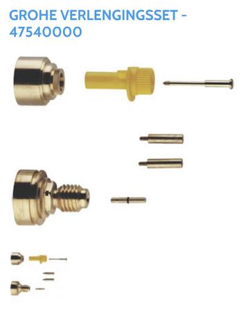 Grohe verlengingset 47540000 nieuw in doos beschikbaar voor biedingen