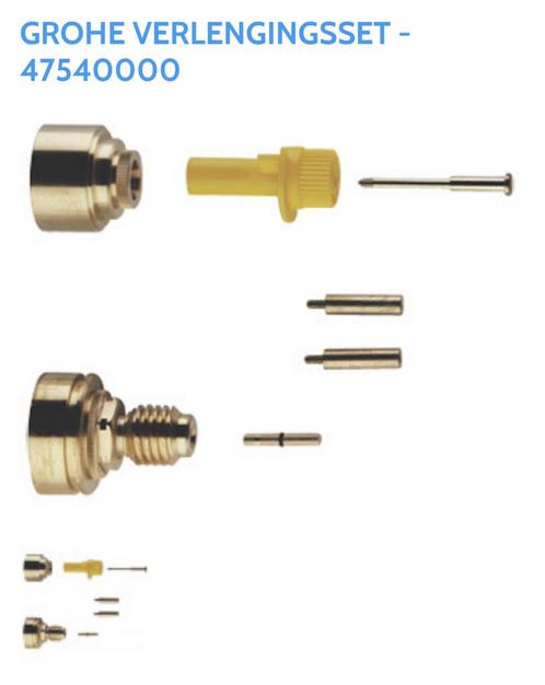 Grohe verlengingset 47540000 nieuw in doos, Doe-het-zelf en Verbouw, Sanitair, Nieuw, Douche, Koper, Ophalen