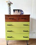 houten vintage ladenkast, Huis en Inrichting, Kasten | Ladekasten, Ophalen, 50 tot 100 cm, Zo goed als nieuw, Minder dan 100 cm