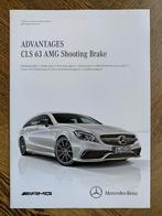 Product info brochure Mercedes-Benz CLS 63 AMG SB X218 2014, Nieuw, Mercedes-Benz, Mercedes, Ophalen of Verzenden