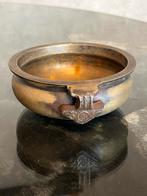 Bronzen Chinese wierook bakje, Ophalen of Verzenden, Brons