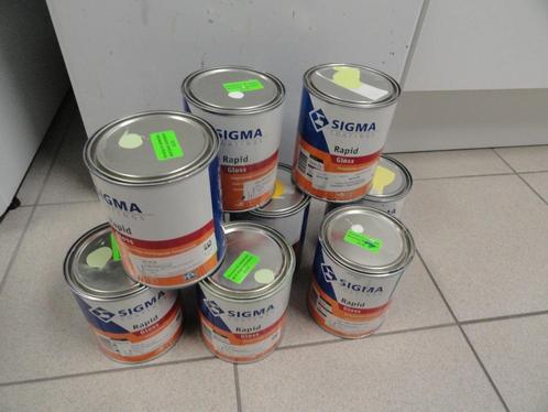 SIGMA RAPID GLOSS HOOGGLANSLAK WIT EN DIV KLEUREN, Doe-het-zelf en Verbouw, Verf, Beits en Lak, Nieuw, Lak, Minder dan 5 liter