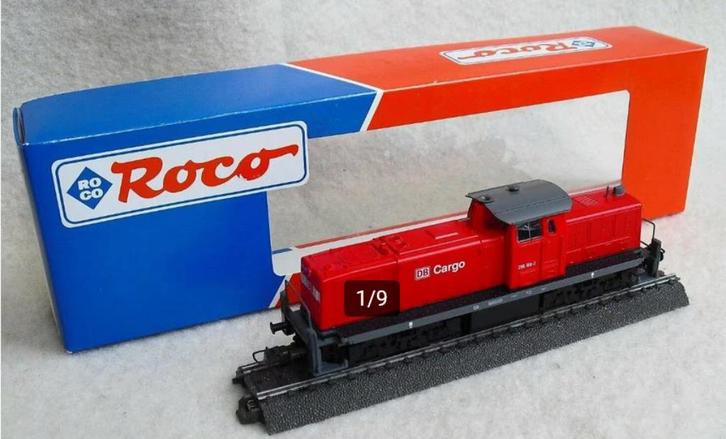Roco HO 69952 - Dig AC dieselloc BR 295 Cargo van DB in ovp, Hobby en Vrije tijd, Modeltreinen | H0, Zo goed als nieuw, Locomotief