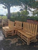 Palletbanken, Tuin en Terras, Tuinbanken, Ophalen, Zo goed als nieuw, Hout