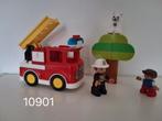 Duplo brandweertruck 10901, Ophalen of Verzenden, Gebruikt, Complete set, Duplo