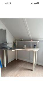 Lifetime bureau wit wash met verlengstuk, Ophalen of Verzenden, Gebruikt, Bureau