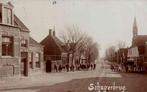 Schagerbrug fotokaart straatbeeld met volk, Verzamelen, Verzenden, Voor 1920, Gelopen, Noord-Brabant