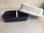 Tupperware kornuit kaasdoos crackerdoos blauw wit, Ophalen of Verzenden, Zo goed als nieuw, Wit, Schaal