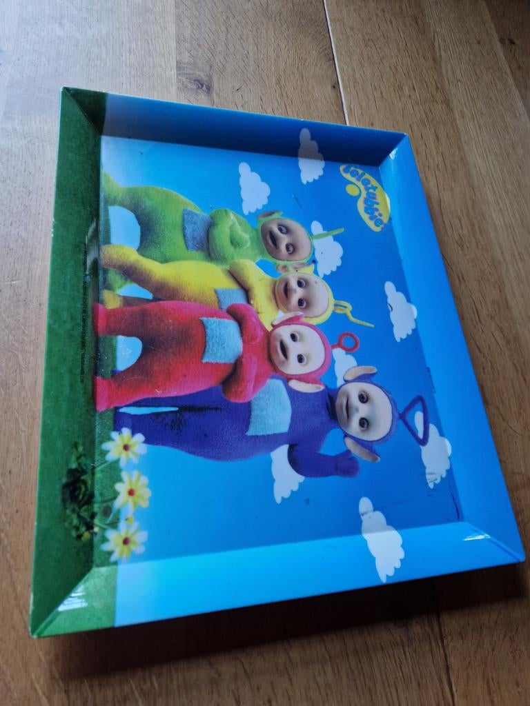 DIENBLAD VINTAGE  TELETUBBIES KNUTSELBLAD MEPAL ROSTI, Ophalen of Verzenden