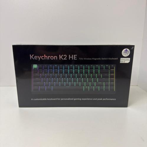 Keychron K2 HE 75% draadloos Gaming keyboard | Nieuw in seal, Computers en Software, Toetsenborden, Nieuw