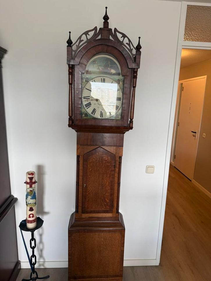 Antieke Engelse staande klok - Robert Dixon Hexham, Antiek en Kunst, Antiek | Klokken, Ophalen