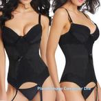 B18 zwarte body met jaratelles.............., Ophalen of Verzenden, Zwart, Body of Korset