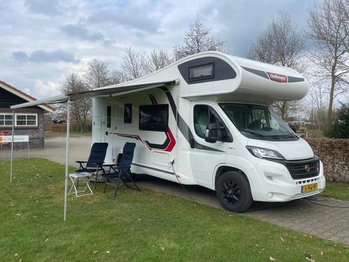 Camper Challenger VIP C256 7 pers. incl. complete voortent, Caravans en Kamperen, Campers, Particulier, Half-integraal, meer dan 6