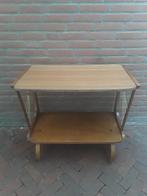 Orgineel Vintage jaren 50 TV meubeltje op wieltjes, Huis en Inrichting, Ophalen, Overige materialen, 50 tot 100 cm, Zo goed als nieuw