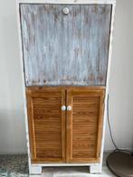 Computer kast - massief hout, Huis en Inrichting, Kasten | Computermeubels, Ophalen, 120 tot 170 cm, Zo goed als nieuw, Minder dan 40 cm