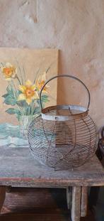 Frans brocante eiermandje fil de fer, Ophalen of Verzenden