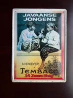 Javaanse Jongens • Vintage reclamenbord 30x40cm, Verzamelen, Merken en Reclamevoorwerpen, Ophalen of Verzenden, Gebruikt
