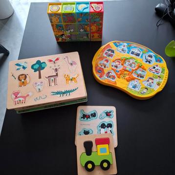 Houten Puzzels voor Peuters - Set beschikbaar voor biedingen