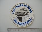 sticker ou FIAT auto oldtimer retro italie 500 spider abarth, Verzenden, Zo goed als nieuw, Auto of Motor