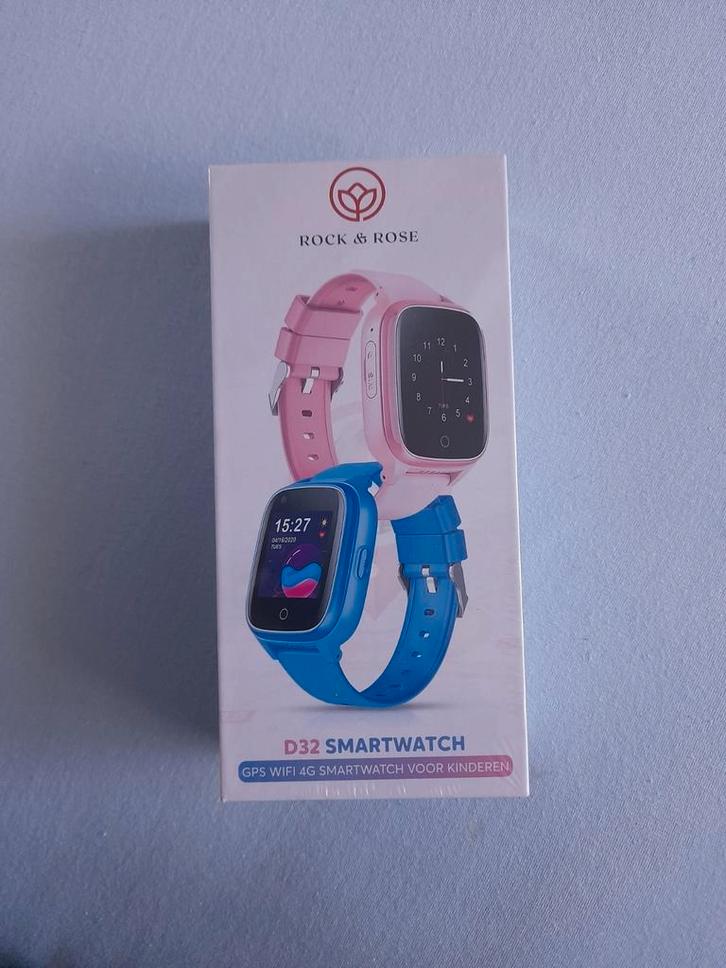 Rock&Rose  Kinder Smartwatch  (zwart), Sieraden, Tassen en Uiterlijk, Horloges | Kinderen, Nieuw, Jongen of Meisje, Zwart, Ophalen of Verzenden
