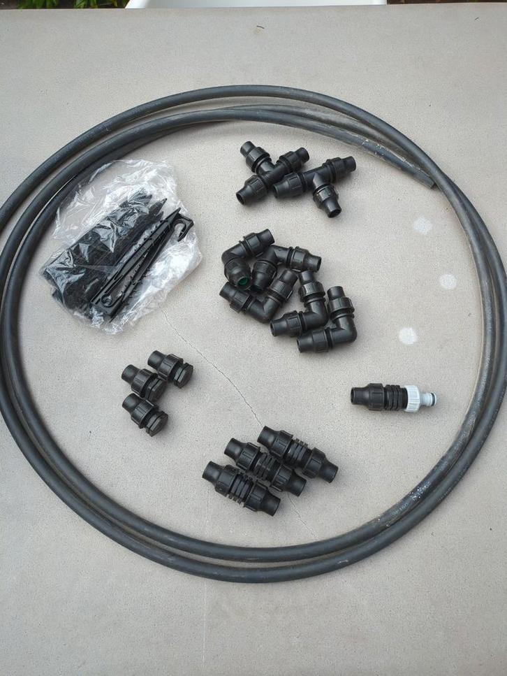 Gratis: koppelingen voor druppelslang 16mm, Tuin en Terras, Druppelsystemen, Gebruikt, Ophalen
