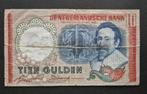 10 gulden 1953 Hugo de Groot, Postzegels en Munten, Bankbiljetten | Nederland, Ophalen, 10 gulden, Los biljet
