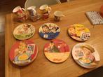 Kellogg's servies - 9 borden en 7 kopjes, Huis en Inrichting, Keuken | Servies, Ophalen of Verzenden, Zo goed als nieuw, Overige stijlen