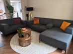 Montèl antraciet chaise longue fresh bank + loveseat, Ophalen, Zo goed als nieuw, Stof, Industrieel