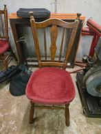 Vier Eiken Tafelstoelen, Ophalen, Gebruikt, Bruin, Klassiek