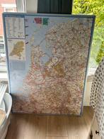 Landkaart Nederland met Magneten - 130x100cm, Landkaart, 1800 tot 2000, Nederland, Ophalen