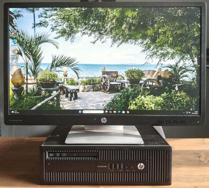 HP 800 Core i7 4790 3.60GHz 8gb ddr3 240gb/2TB SSD/Sata 24", Computers en Software, Desktop Pc's, Gebruikt, 3 tot 4 Ghz, HDD, SSD