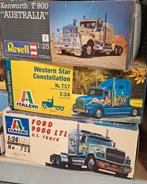Revell en Italeri truck bouwdozen, Hobby en Vrije tijd, Modelbouw | Auto's en Voertuigen, Italeri, Groter dan 1:32, Ophalen of Verzenden