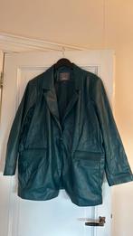 Jasje Blazer lederlook petrol Only Carmakoma 53, Blauw, Ophalen of Verzenden, Zo goed als nieuw, Jasje of Colbert