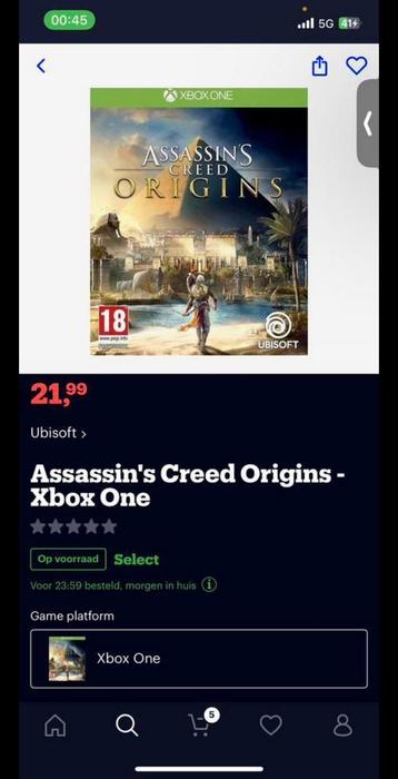 Assasins Creed origins Xbox One s 