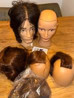 NIEUW Kappers oefen hoofden met verschillende opzet stukken, Ophalen of Verzenden, Nieuw, Pruik of Haarverlenging