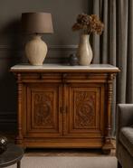 Mooie sfeervolle authentieke commode, barista bar, kast,1860, Ophalen, 50 tot 70 cm, Voetruimte, 100 cm of meer