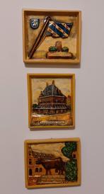 Tegeltjes Leeuwarden 3 stuks 15x15cm, Huis en Inrichting, Woonaccessoires | Overige, Ophalen