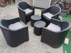 4 Kuipstoelen  + 2 tafeltjes, Ophalen, Nieuw