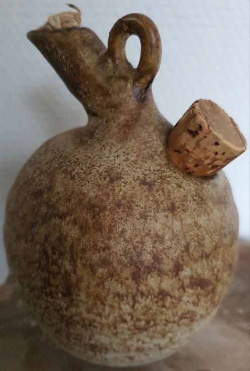 Olielicht keramiek gesigneerd met signatuur oud gaaf, Antiek en Kunst, Antiek | Keramiek en Aardewerk, Ophalen of Verzenden