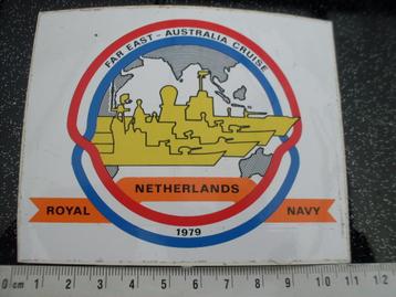 sticker far east australia cruise royal netherlands navy 79 beschikbaar voor biedingen