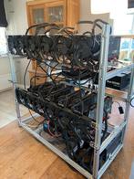 GPU mining-rig voor het minen van CRYPTO & renderen AI, Computers en Software, VGA, GDDR4, Zo goed als nieuw, Ophalen