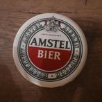 Amstel kroonkurk plastic met bierviltjes vintage, Verzamelen, Ophalen of Verzenden, Amstel, Zo goed als nieuw