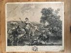 UNIEK! Jacques Aliamet / 1750 / L’Espoir du gain inspire, Antiek en Kunst, Kunst | Etsen en Gravures, Ophalen of Verzenden