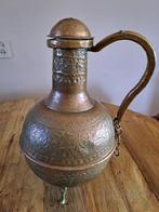 Antiek Rood koperen Waterkan, Ophalen of Verzenden, Koper