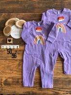 Baby meisje paars boxpakje regenboog maat 50/56, Kinderen en Baby's, Babykleding | Maat 50, Meisje, Nieuw, Ophalen of Verzenden