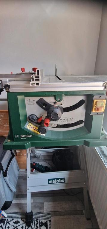 Bosch zaagtafel inclusief Metabo onderstel beschikbaar voor biedingen