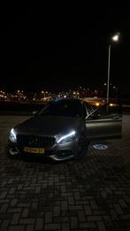 Mercedes C-Klasse C180 1.6 115KW Aut7 2015 Grijs, Auto's, Panoramadak, Origineel Nederlands, Te koop, Zilver of Grijs