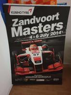 Zandvoort Masters 2014 Officiele poster, Ophalen of Verzenden, Zo goed als nieuw, Formule 1
